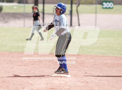 Thumbnail 3 in San Pasqual Valley vs Tonopah Valley (Chandler Prep Softball Classic) photogallery.