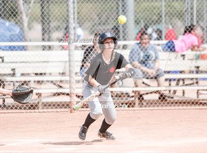 Thumbnail 2 in San Pasqual Valley vs Tonopah Valley (Chandler Prep Softball Classic) photogallery.