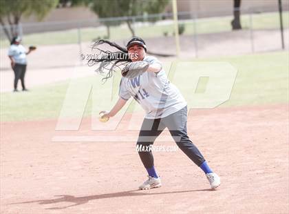 Thumbnail 1 in San Pasqual Valley vs Tonopah Valley (Chandler Prep Softball Classic) photogallery.