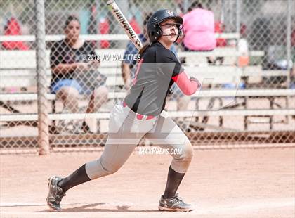 Thumbnail 1 in San Pasqual Valley vs Tonopah Valley (Chandler Prep Softball Classic) photogallery.