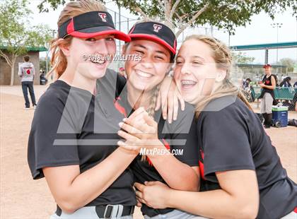 Thumbnail 3 in San Pasqual Valley vs Tonopah Valley (Chandler Prep Softball Classic) photogallery.