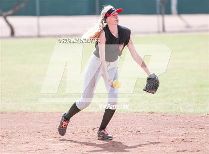 Thumbnail 1 in San Pasqual Valley vs Tonopah Valley (Chandler Prep Softball Classic) photogallery.