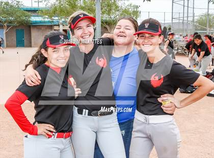 Thumbnail 1 in San Pasqual Valley vs Tonopah Valley (Chandler Prep Softball Classic) photogallery.