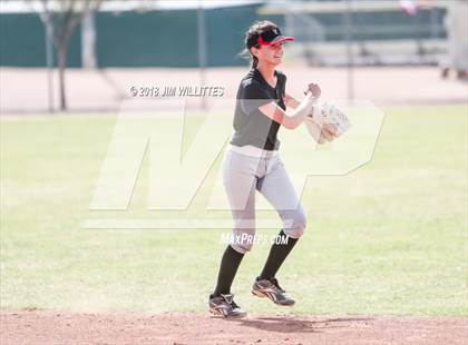 Thumbnail 1 in San Pasqual Valley vs Tonopah Valley (Chandler Prep Softball Classic) photogallery.