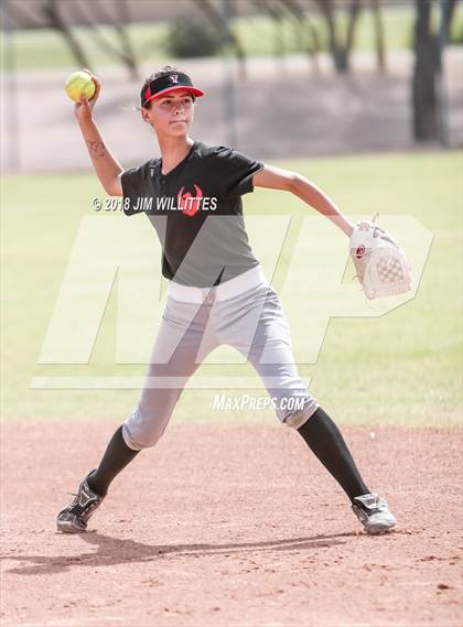 Thumbnail 1 in San Pasqual Valley vs Tonopah Valley (Chandler Prep Softball Classic) photogallery.