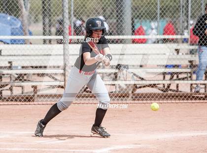 Thumbnail 3 in San Pasqual Valley vs Tonopah Valley (Chandler Prep Softball Classic) photogallery.