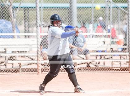 Thumbnail 2 in San Pasqual Valley vs Tonopah Valley (Chandler Prep Softball Classic) photogallery.