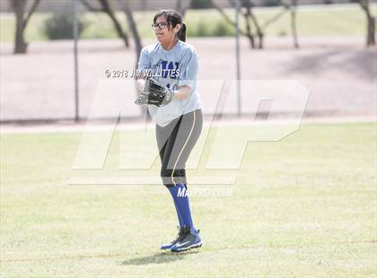 Thumbnail 3 in San Pasqual Valley vs Tonopah Valley (Chandler Prep Softball Classic) photogallery.