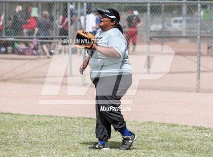 Thumbnail 2 in San Pasqual Valley vs Tonopah Valley (Chandler Prep Softball Classic) photogallery.
