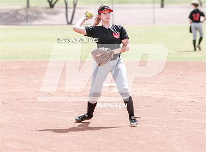 Thumbnail 2 in San Pasqual Valley vs Tonopah Valley (Chandler Prep Softball Classic) photogallery.