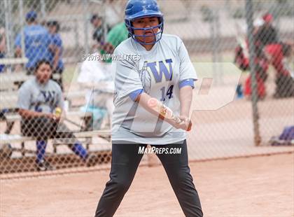 Thumbnail 1 in San Pasqual Valley vs Tonopah Valley (Chandler Prep Softball Classic) photogallery.