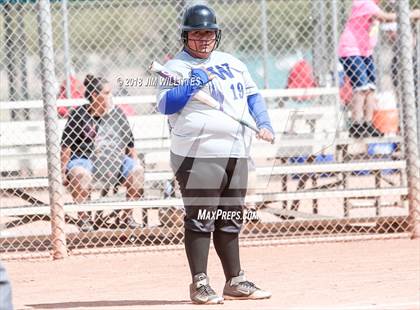 Thumbnail 3 in San Pasqual Valley vs Tonopah Valley (Chandler Prep Softball Classic) photogallery.