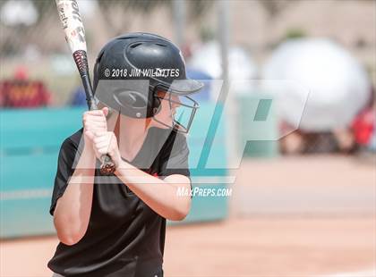 Thumbnail 1 in San Pasqual Valley vs Tonopah Valley (Chandler Prep Softball Classic) photogallery.