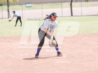 Thumbnail 3 in San Pasqual Valley vs Tonopah Valley (Chandler Prep Softball Classic) photogallery.