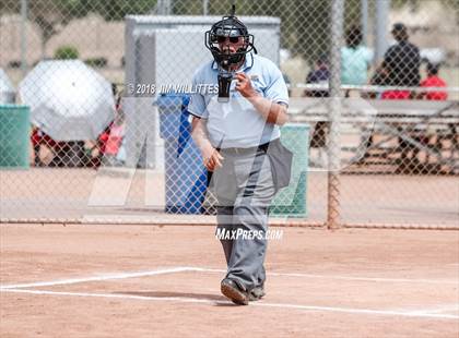 Thumbnail 1 in San Pasqual Valley vs Tonopah Valley (Chandler Prep Softball Classic) photogallery.