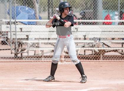 Thumbnail 3 in San Pasqual Valley vs Tonopah Valley (Chandler Prep Softball Classic) photogallery.