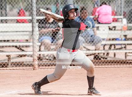 Thumbnail 3 in San Pasqual Valley vs Tonopah Valley (Chandler Prep Softball Classic) photogallery.