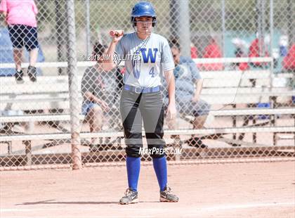 Thumbnail 1 in San Pasqual Valley vs Tonopah Valley (Chandler Prep Softball Classic) photogallery.