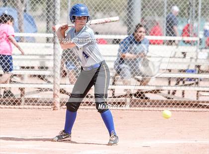 Thumbnail 2 in San Pasqual Valley vs Tonopah Valley (Chandler Prep Softball Classic) photogallery.