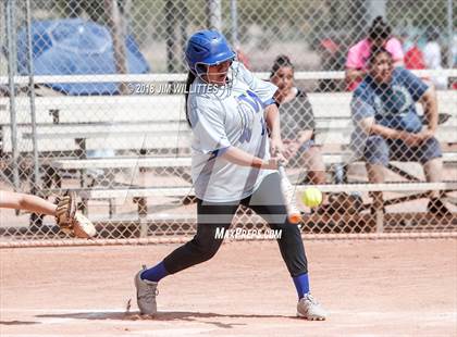 Thumbnail 3 in San Pasqual Valley vs Tonopah Valley (Chandler Prep Softball Classic) photogallery.