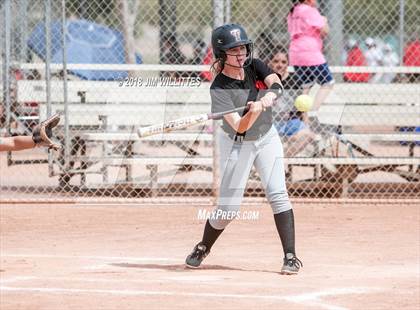 Thumbnail 1 in San Pasqual Valley vs Tonopah Valley (Chandler Prep Softball Classic) photogallery.