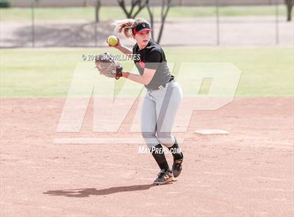 Thumbnail 1 in San Pasqual Valley vs Tonopah Valley (Chandler Prep Softball Classic) photogallery.