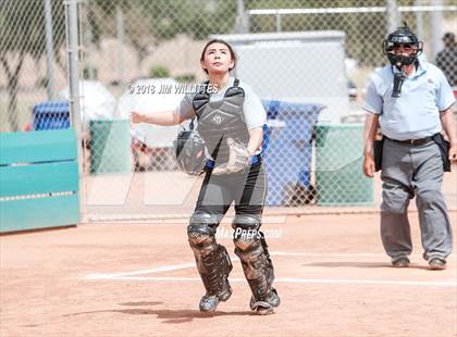 Thumbnail 1 in San Pasqual Valley vs Tonopah Valley (Chandler Prep Softball Classic) photogallery.