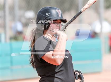 Thumbnail 1 in San Pasqual Valley vs Tonopah Valley (Chandler Prep Softball Classic) photogallery.