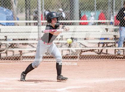 Thumbnail 2 in San Pasqual Valley vs Tonopah Valley (Chandler Prep Softball Classic) photogallery.