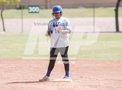 Thumbnail 2 in San Pasqual Valley vs Tonopah Valley (Chandler Prep Softball Classic) photogallery.