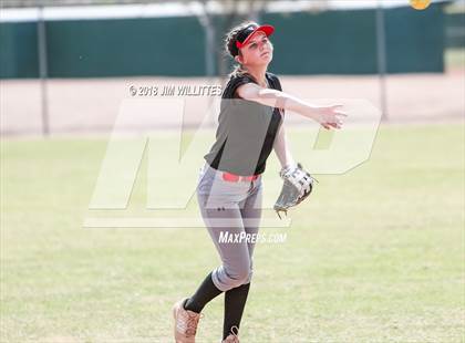 Thumbnail 1 in San Pasqual Valley vs Tonopah Valley (Chandler Prep Softball Classic) photogallery.
