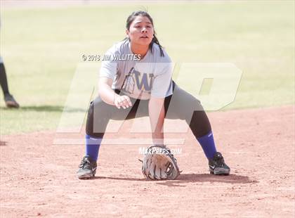 Thumbnail 1 in San Pasqual Valley vs Tonopah Valley (Chandler Prep Softball Classic) photogallery.