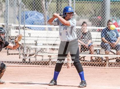 Thumbnail 2 in San Pasqual Valley vs Tonopah Valley (Chandler Prep Softball Classic) photogallery.