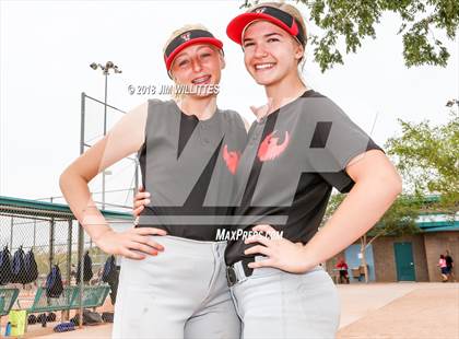 Thumbnail 1 in San Pasqual Valley vs Tonopah Valley (Chandler Prep Softball Classic) photogallery.