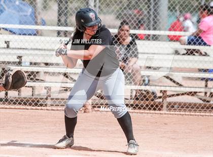 Thumbnail 1 in San Pasqual Valley vs Tonopah Valley (Chandler Prep Softball Classic) photogallery.