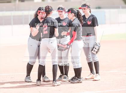Thumbnail 1 in San Pasqual Valley vs Tonopah Valley (Chandler Prep Softball Classic) photogallery.