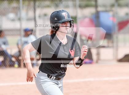 Thumbnail 3 in San Pasqual Valley vs Tonopah Valley (Chandler Prep Softball Classic) photogallery.