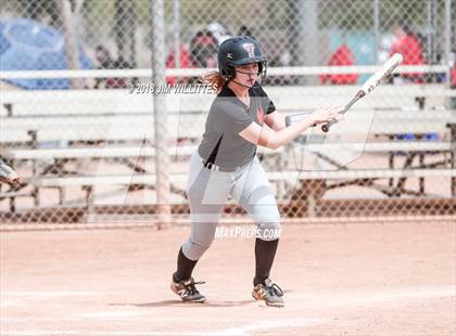 Thumbnail 3 in San Pasqual Valley vs Tonopah Valley (Chandler Prep Softball Classic) photogallery.