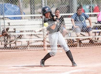 Thumbnail 1 in San Pasqual Valley vs Tonopah Valley (Chandler Prep Softball Classic) photogallery.