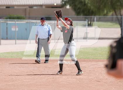 Thumbnail 3 in San Pasqual Valley vs Tonopah Valley (Chandler Prep Softball Classic) photogallery.