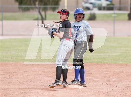 Thumbnail 1 in San Pasqual Valley vs Tonopah Valley (Chandler Prep Softball Classic) photogallery.