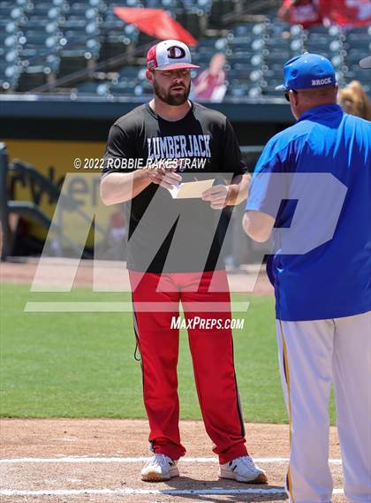 Thumbnail 2 in Brock vs. Diboll (UIL 3A Baseball Semifinal) photogallery.