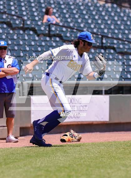 Thumbnail 2 in Brock vs. Diboll (UIL 3A Baseball Semifinal) photogallery.