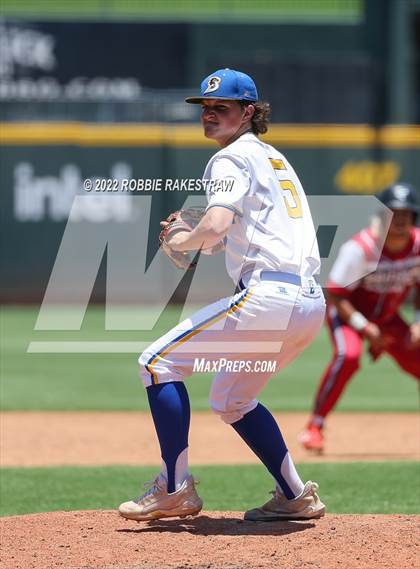 Thumbnail 2 in Brock vs. Diboll (UIL 3A Baseball Semifinal) photogallery.