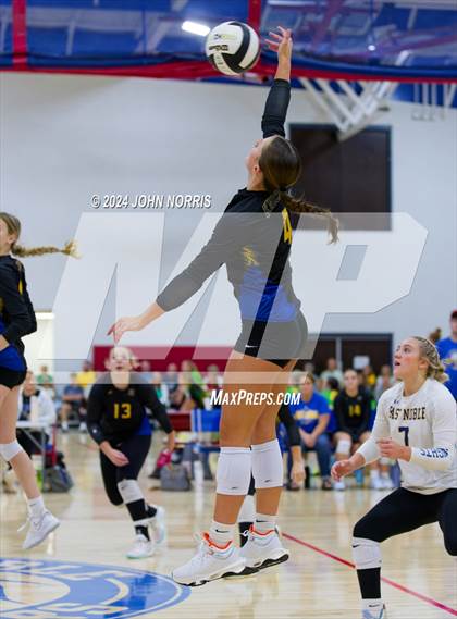 Thumbnail 3 in East Noble vs. Leo (West Noble Invite) photogallery.