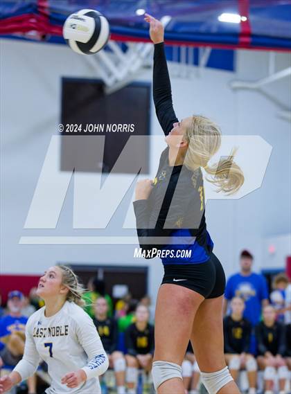 Thumbnail 2 in East Noble vs. Leo (West Noble Invite) photogallery.
