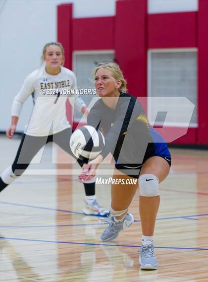 Thumbnail 2 in East Noble vs. Leo (West Noble Invite) photogallery.