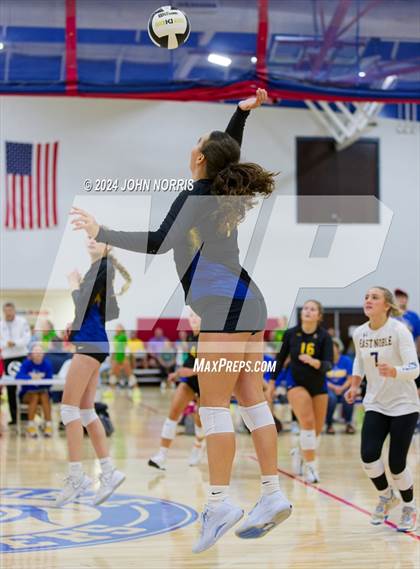 Thumbnail 2 in East Noble vs. Leo (West Noble Invite) photogallery.