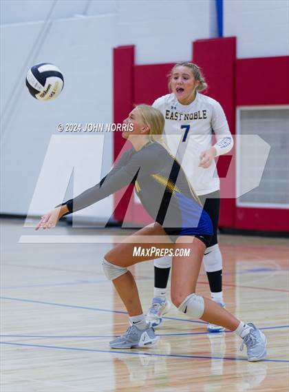 Thumbnail 3 in East Noble vs. Leo (West Noble Invite) photogallery.