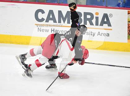 Thumbnail 2 in Joel Barlow/Weston/Abbott Tech vs. Conard (CIAC DIII Final) photogallery.
